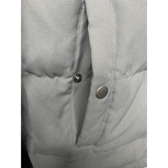 Patagonia Bivy Duck Down Jacket Mens Medium Puffer Coat 28322 Forge Grey Tan - Picture 4 of 16